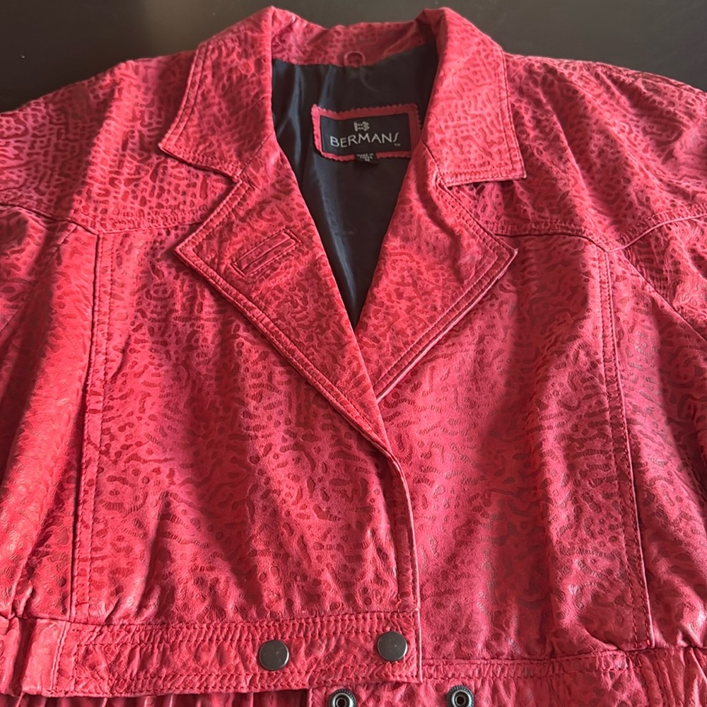 Vintage leather jacket